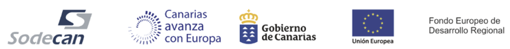 SODECAN · Canarias Financia · FEDER · Gobierno de Canarias