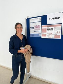 Clara Armas representing Rethink Medical at the III Biomedical and Health Research Conference of the Canary Islands