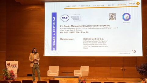 Rethink Medical presenting T-Control® at the ENFURO annual congress