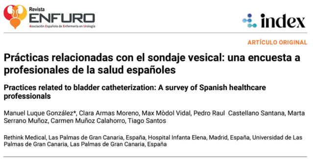 Enfuro magazine article on urinary catheterization practices